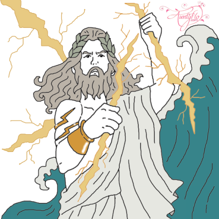 Jupiter In Roman Mythology And Greek Mythology - Greek Mythology (450x450), Png Download
