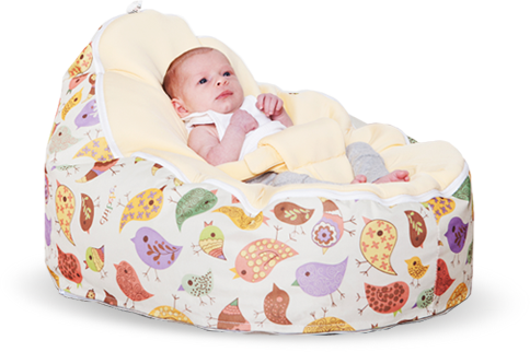 Grey Personalised Personalised Baby Bean Bag Chair Download HD