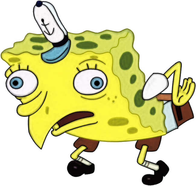 Spongebob Meme Png (658x633), Png Download