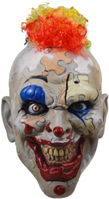 Puzzle Face Mask American Horror Story - Ahs Cult Clown Mask (360x480), Png Download