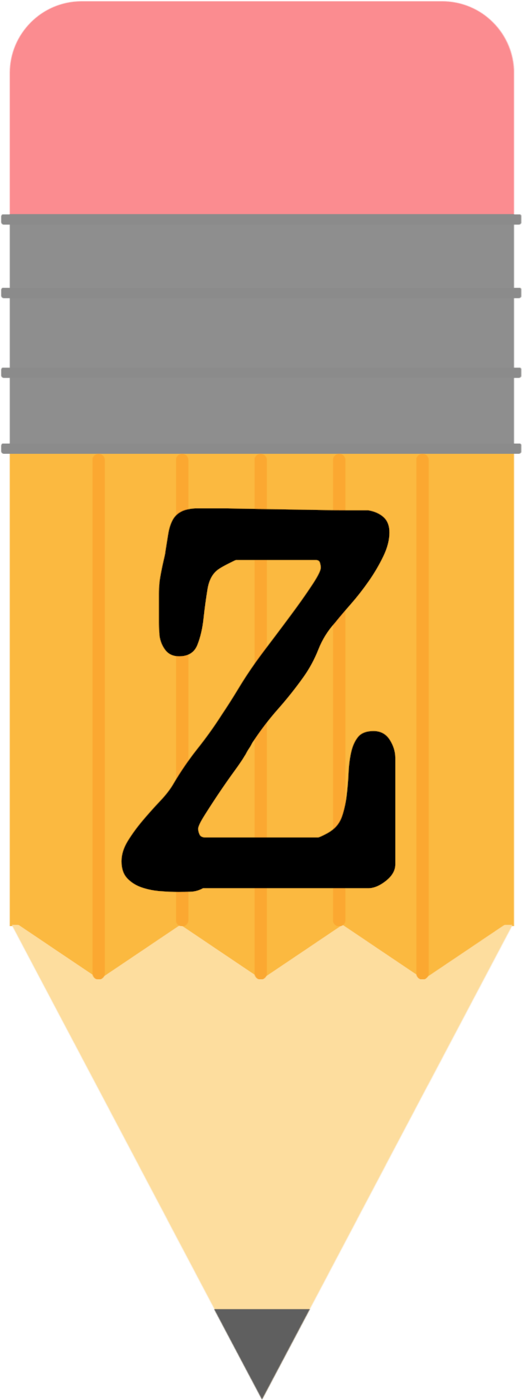 Welcome Back School Banner {pencil Letters} - School (1076x2778), Png Download