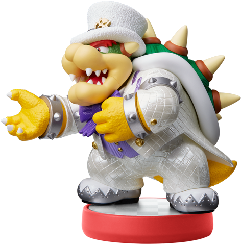 Amiibo - Bowser - Wedding Outfit - Super Mario Odyssey - Super Mario Odyssey Bowser Amiibo (640x480), Png Download