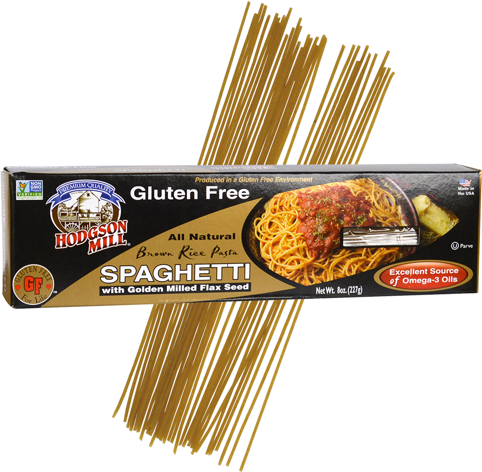 Hodgson Mill, Gluten Free Brown Rice Spaghetti (1000x1000), Png Download