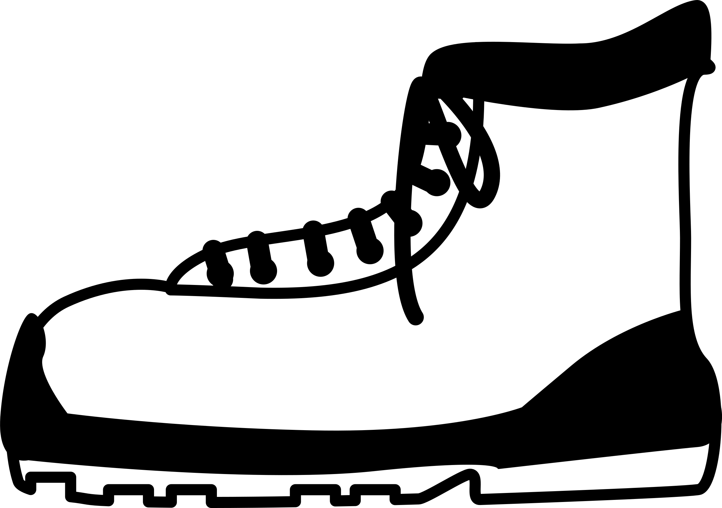 This Free Icons Png Design Of Outdoor Shoes (2400x1690), Png Download