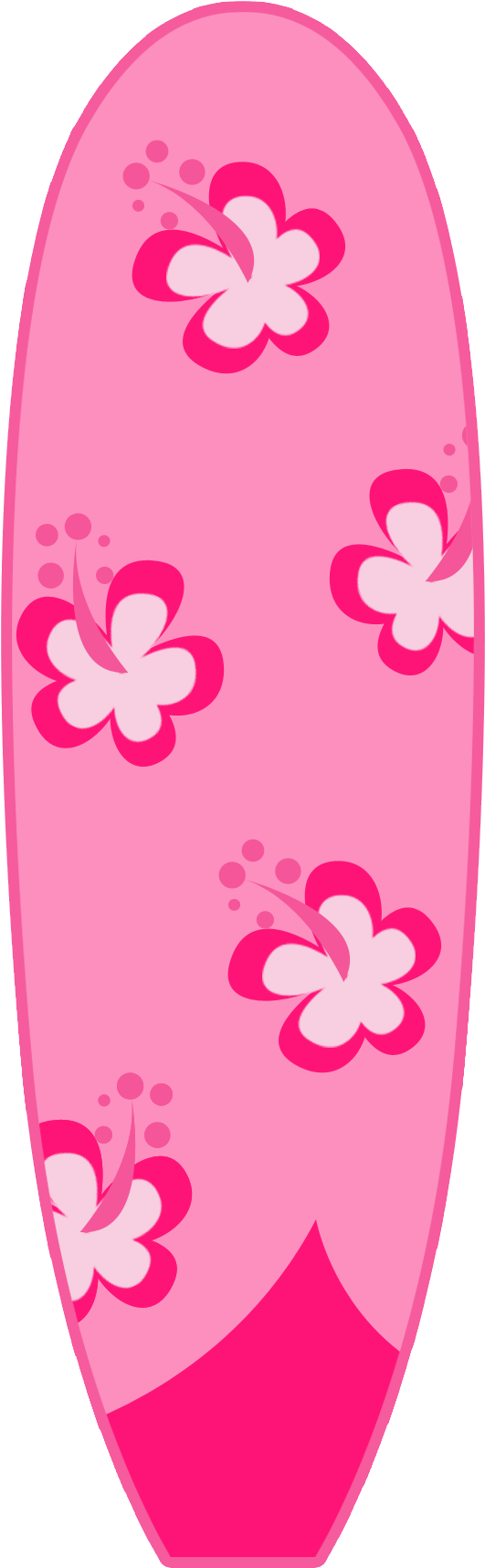 Minus Say Hobby Decor - Surfboard Pink Clipart (796x1800), Png Download