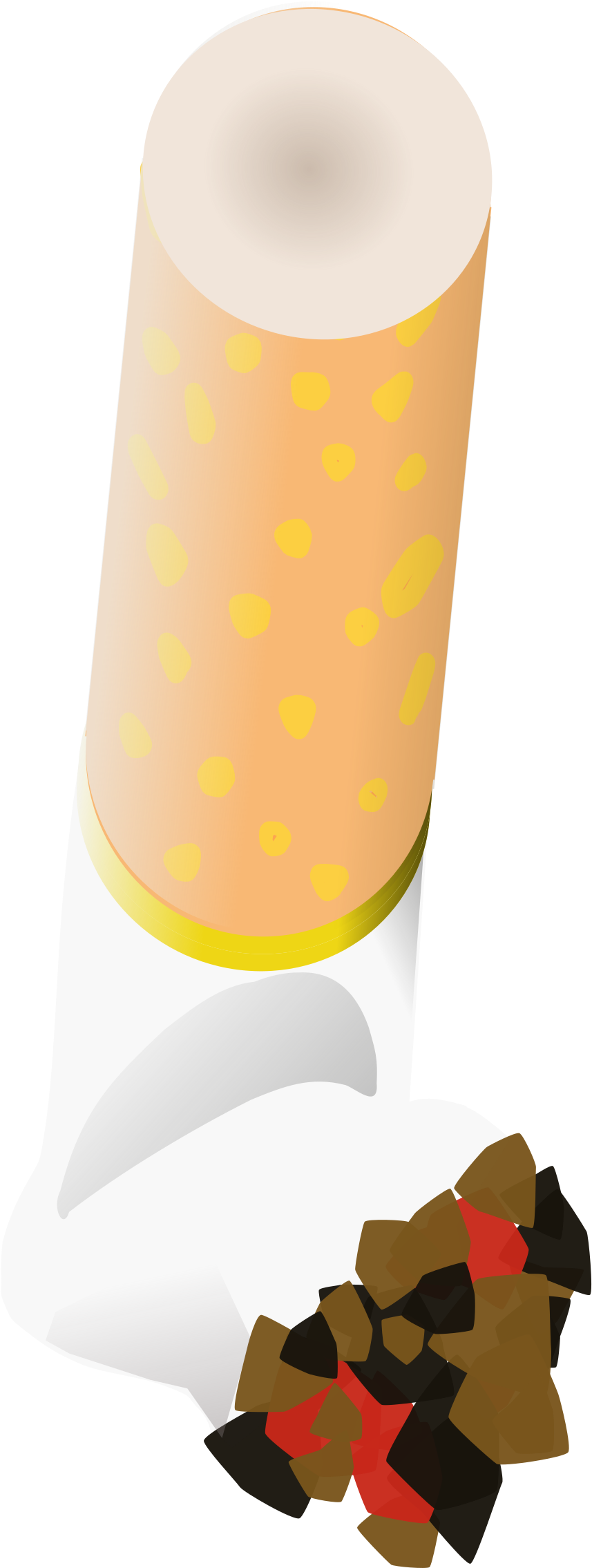 Cigarette - Cigarette Butt Png (353x800), Png Download