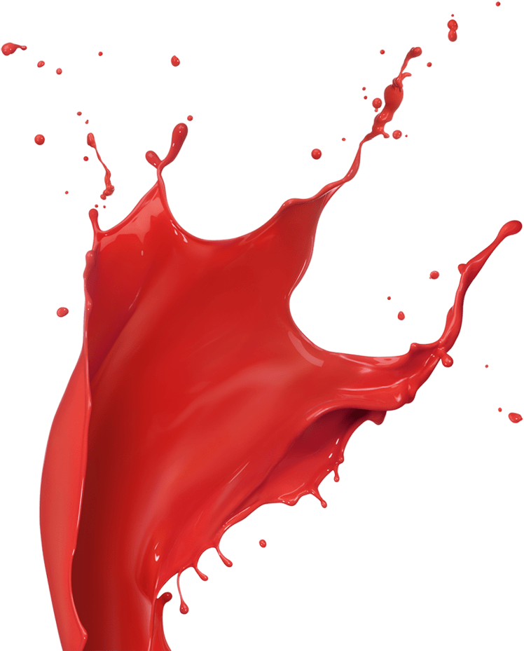 Red Paint Splatter Footer - Hand Held Portable Air Conditioner Black (798x1002), Png Download
