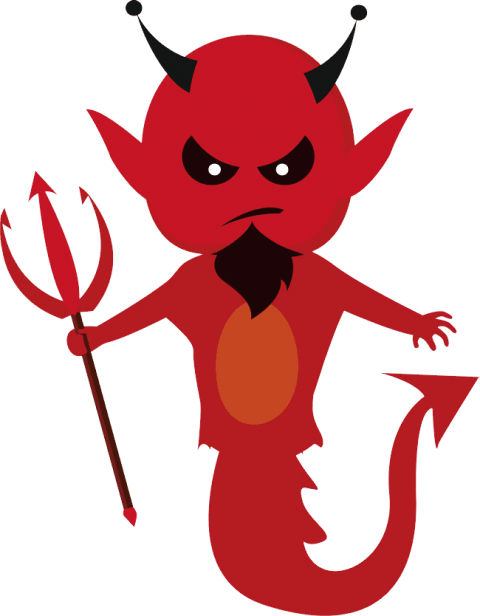 Free Png Demon Png Images Transparent - Cartoon Devil Png (480x616), Png Download