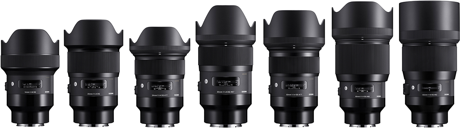 Sigma Launches Art Prime Lenses For Sony E-mount Cameras - Tamron 24 70 G2 (1500x461), Png Download