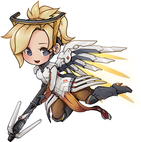 I Love Mercyyyy - Cartoon (500x500), Png Download