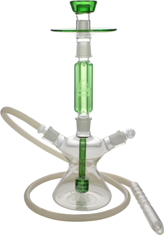 Pharaoh's Glacier Hookah Green - Pharaoh Glass Hookah (800x800), Png Download