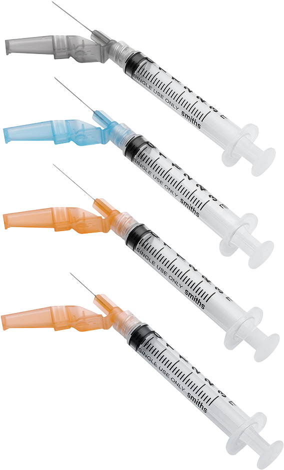 Needle With Safety Device (1000x1000), Png Download