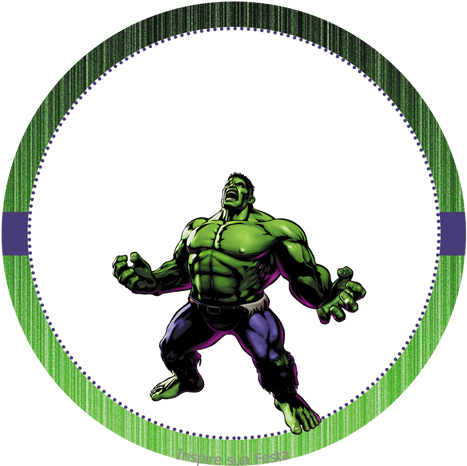 Hulk Party, Party Printables, Tags - Hulk Cartoon (500x500), Png Download