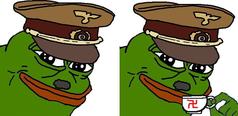 349 Kb Png - Nazi Pepe Transparent (800x390), Png Download