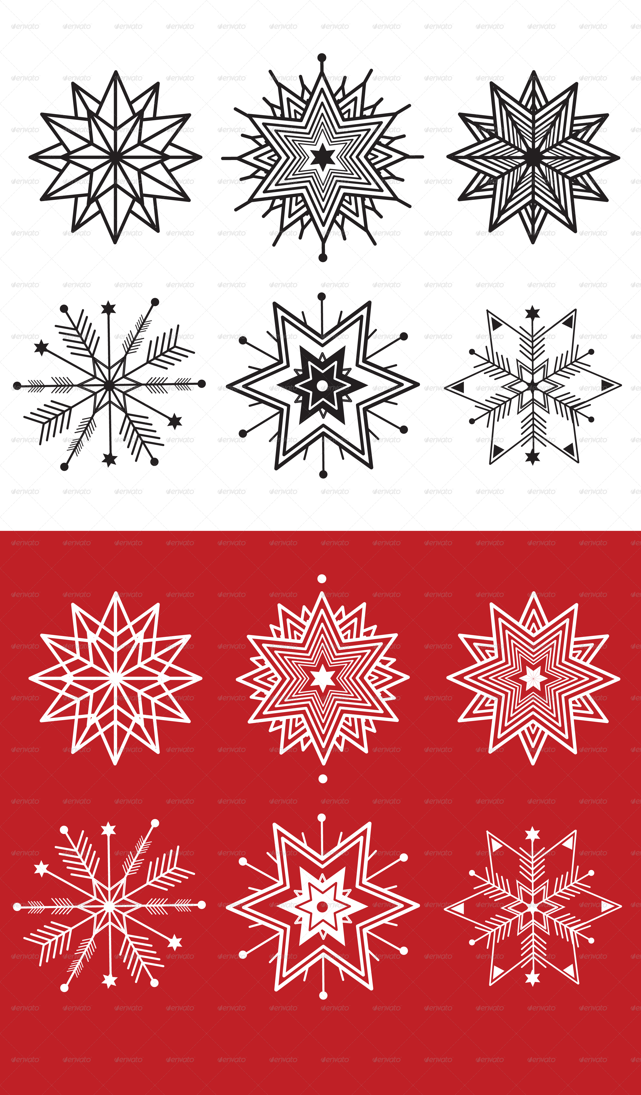 Chrismast Winter Snowflakes Chrismast Winter Snowflakes - Motif (2458x4195), Png Download