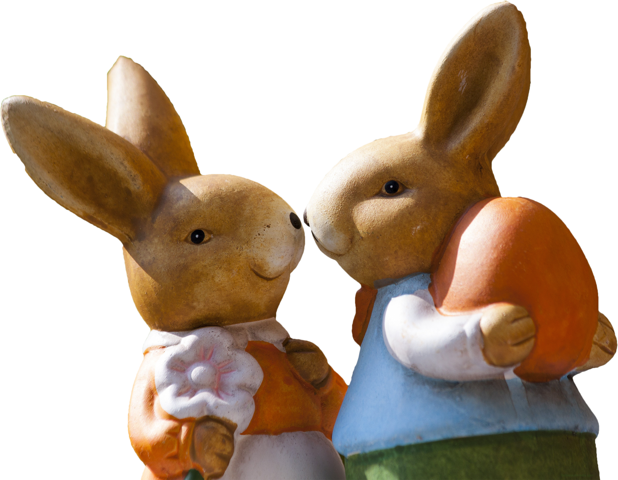 Easter Bunnies Postcards (package Of 8) (2600x2020), Png Download