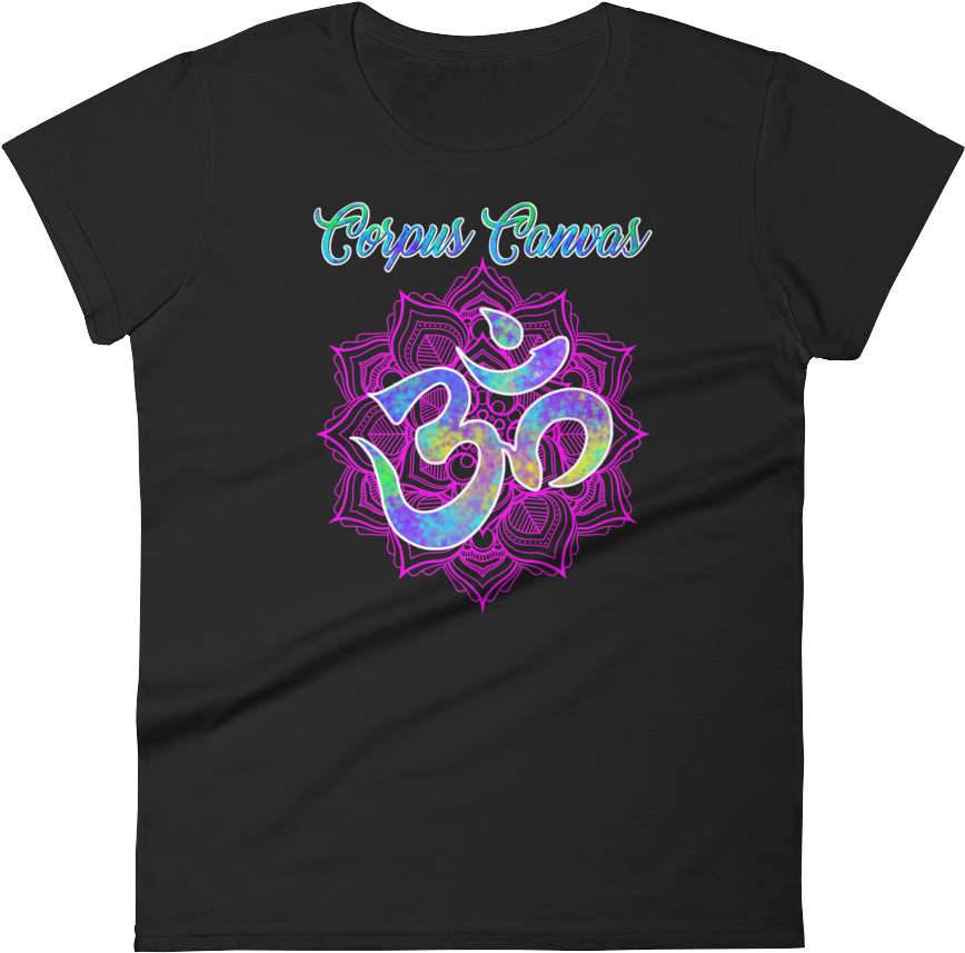 Image Of Watercolor Om Mandala - Drag Kitty With Wig 3 - T-shirts (1000x1000), Png Download