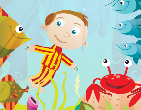 Clip Black And White Download Fun Stuff Fish Is The - Food (592x461), Png Download