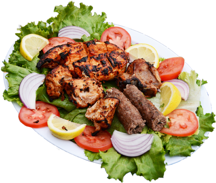 Mixed Grill Platter - Grill Kebab Png (1000x667), Png Download