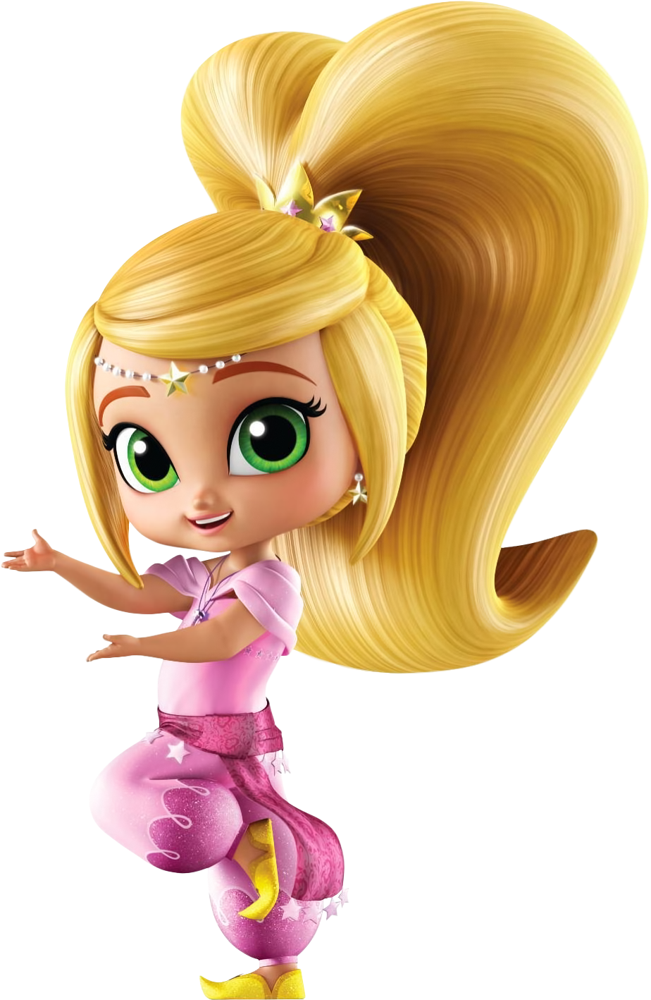 Shimmer Shine Character Leah (964x1440), Png Download