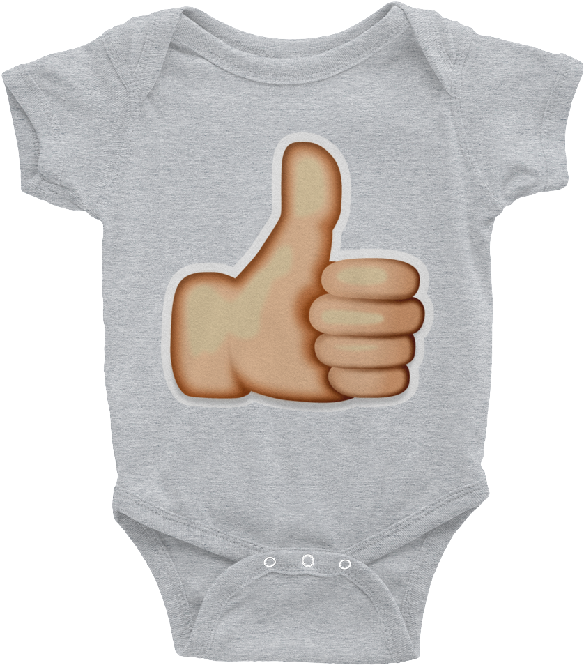Emoji Baby Short Sleeve One Piece - Infant Bodysuit (1000x1000), Png Download