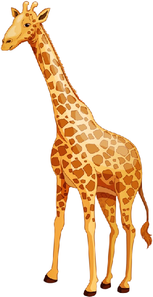 Giraffe Images Clip Art - Giraffe Png Clip Art (600x600), Png Download