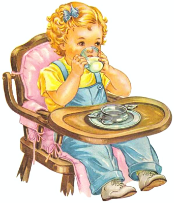Baby Dinner T - Toddler Clip Art (342x400), Png Download