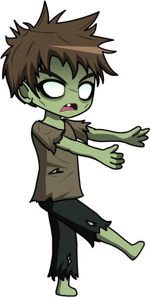Zombie - Zombie Anime Png (329x600), Png Download