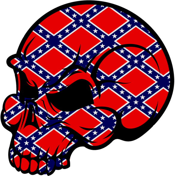 Dixieland Skull - Der Amerikanische Bürgerkrieg By Michael Hochgeschwender (589x600), Png Download