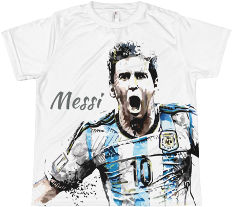 Youth Messi Tee - Sergio Ingravalle (480x480), Png Download
