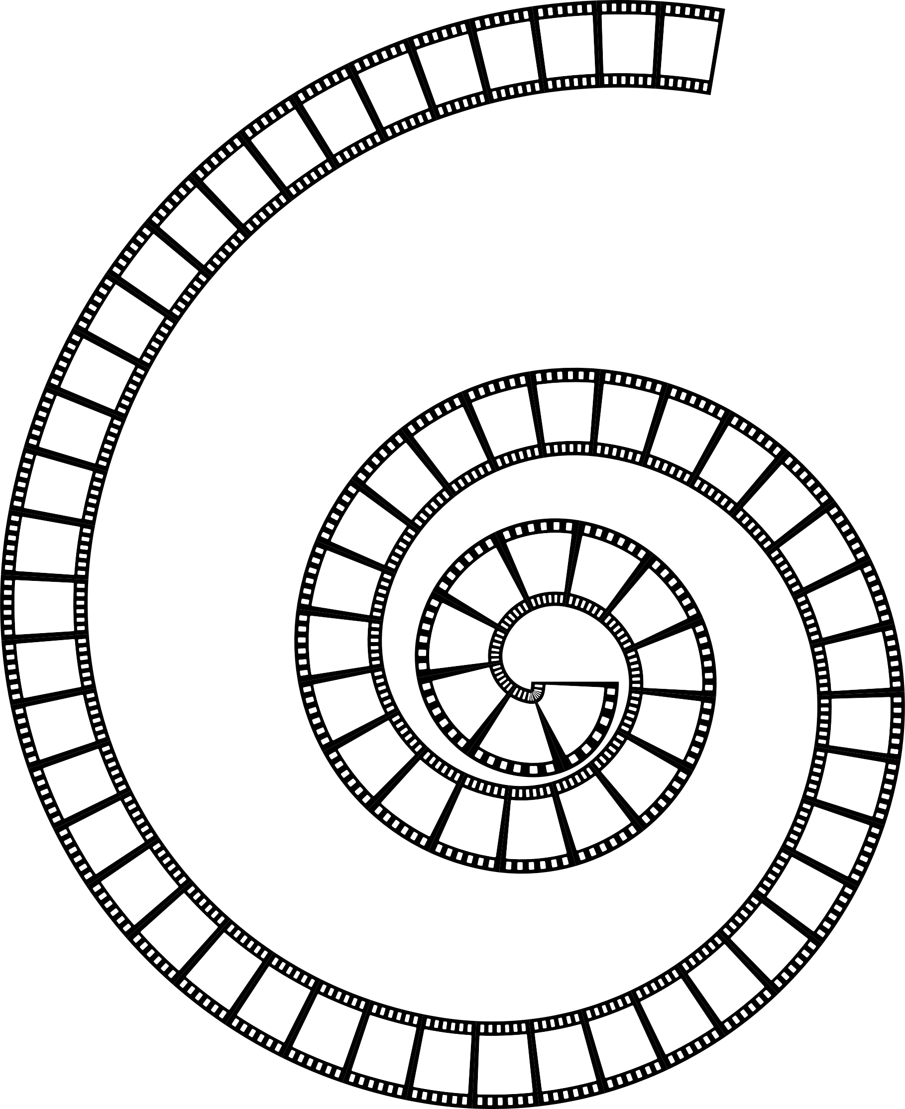 This Free Icons Png Design Of Film Strip Spiral (1818x2228), Png Download