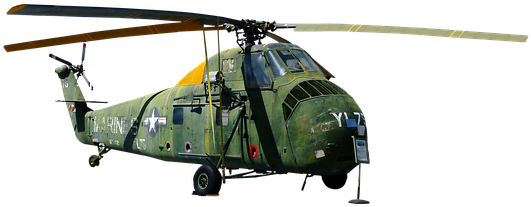 Helicopter, Combat, Age, Museum, Old - Museum (604x340), Png Download
