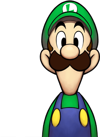 Nintendo Clipart Luigi - Mario And Luigi Superstar Saga Bowser's Minions Luigi (370x436), Png Download