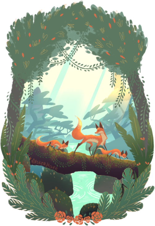 Summer - Illustration (500x750), Png Download