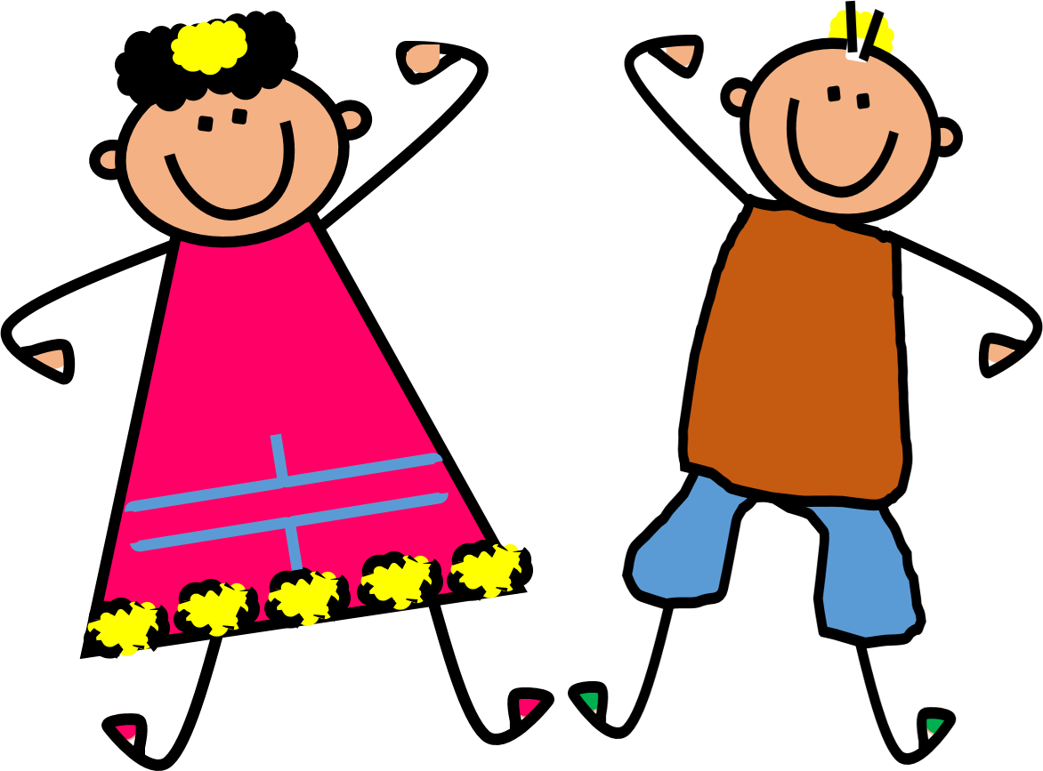 Happy Kids Clipart Png - Kid Clipart (1172x867), Png Download
