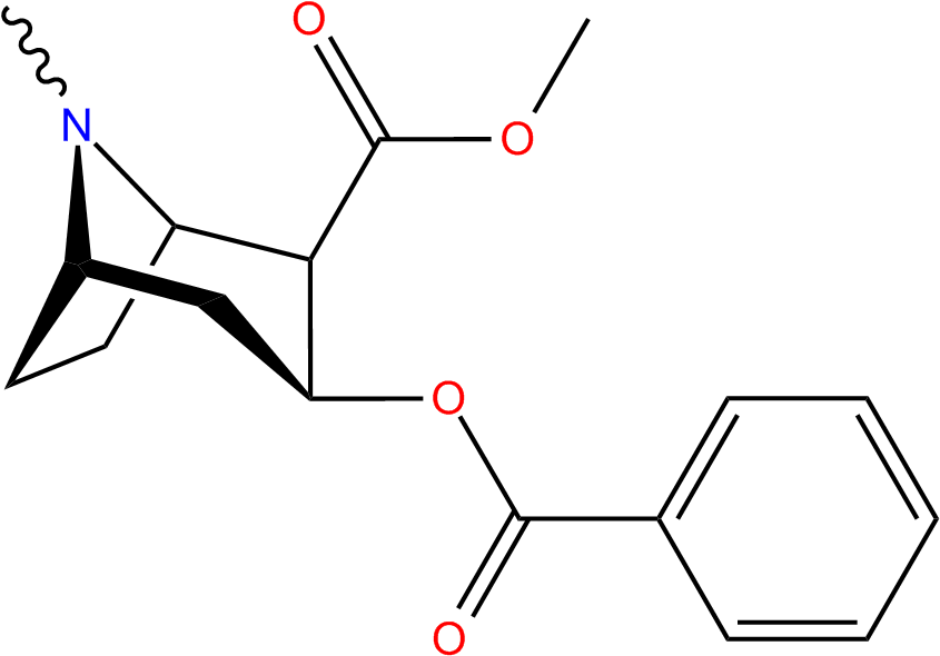 Cocaine Structure (859x610), Png Download