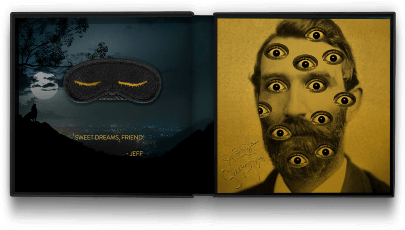 2 - Jeff Bridges Sleeping Tapes Cover (1000x477), Png Download