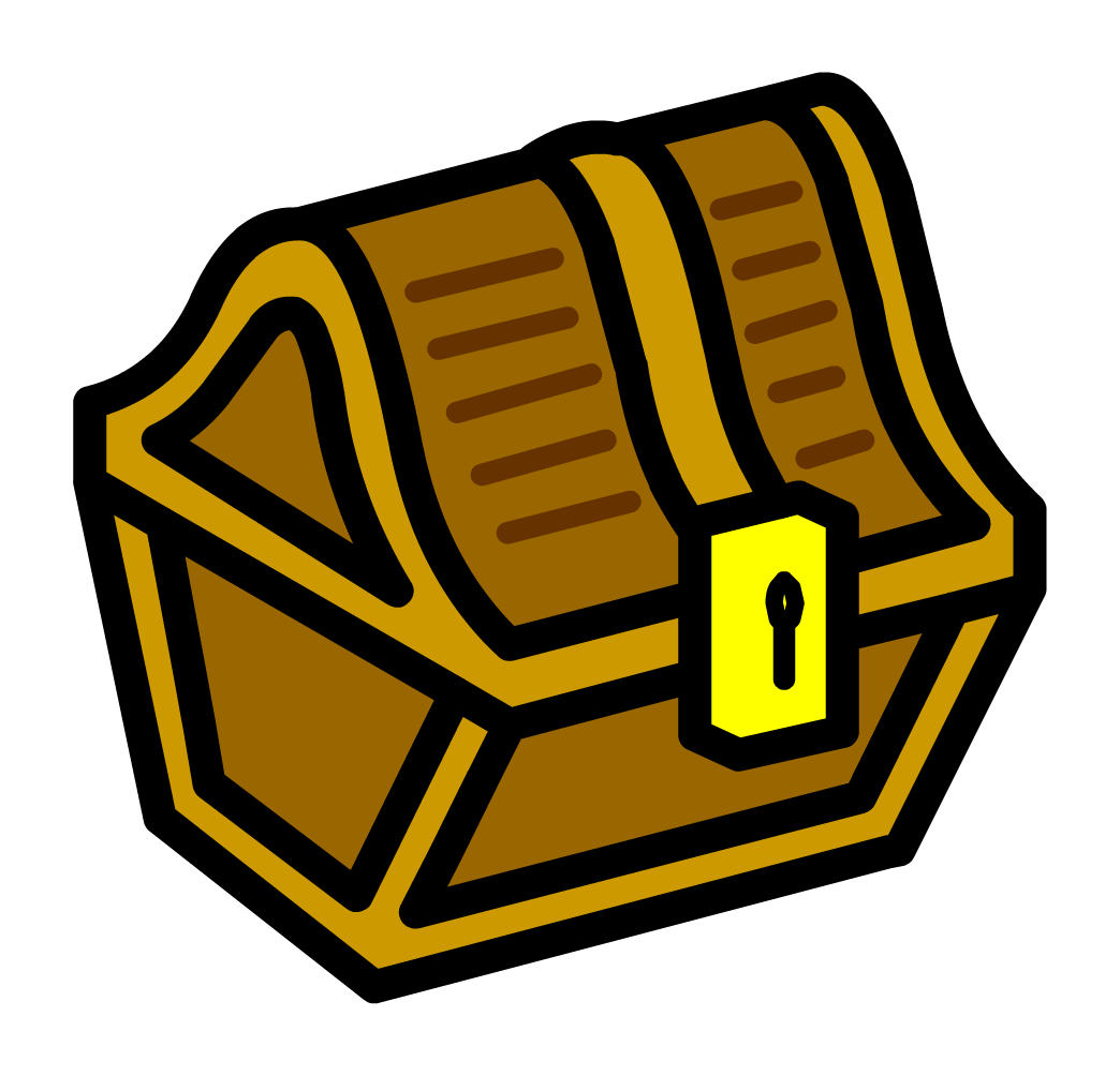 Treasure Chest Pin - Cartoon Treasure Chest Png (1044x1004), Png Download