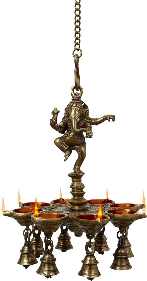 Hanging Lamp Png - Indian Lamp Png (500x934), Png Download