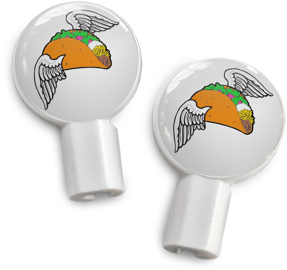 Pair Of Apple Earbud Covers - Deka Sounds Dekaslides Earbuds Combo Tri Heart + Watercolor (600x600), Png Download