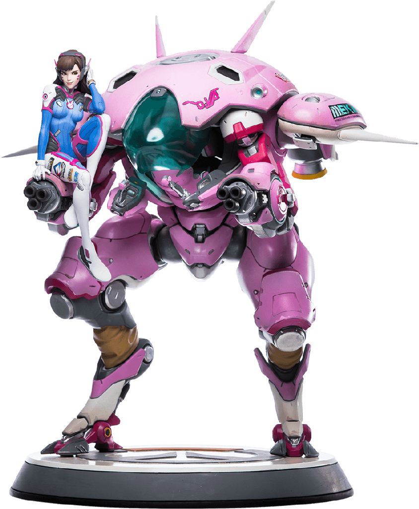 View Samegoogleiqdbsaucenao Ow Dva Statue Herobreaker - Dva Figure (1024x1024), Png Download