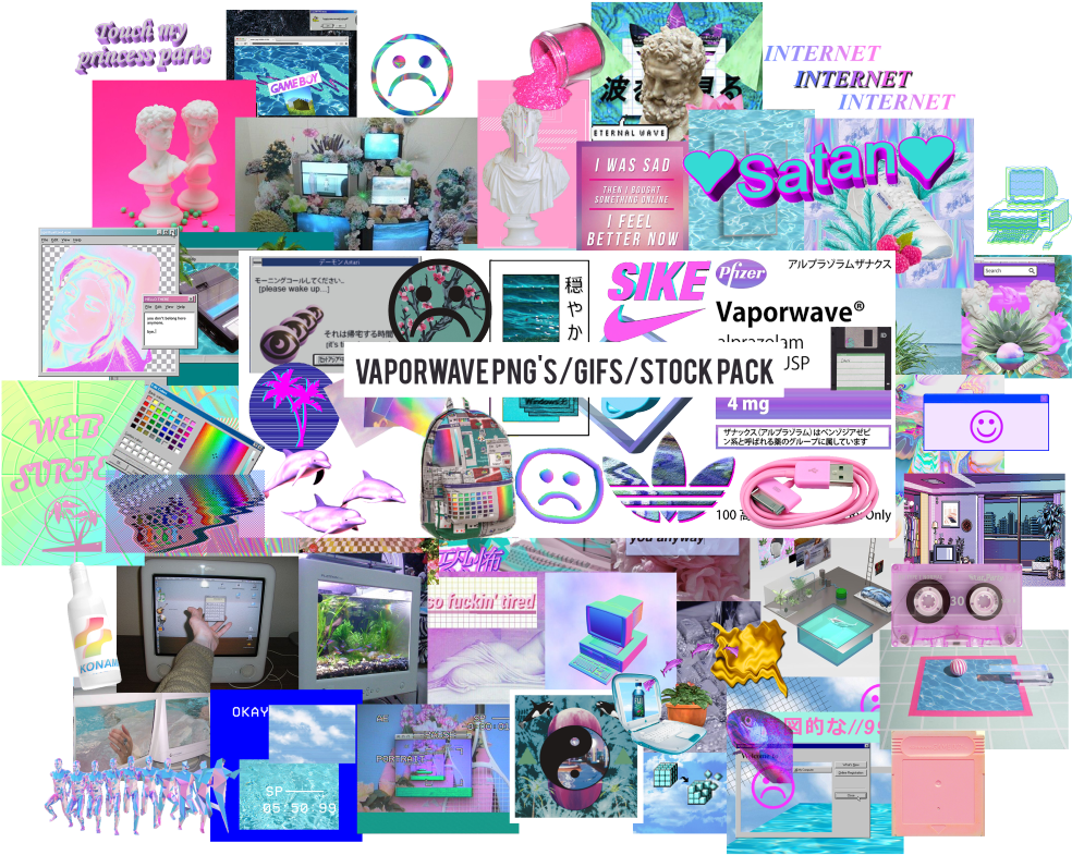 1 Mar - Aesthetic Png Pack (1024x832), Png Download