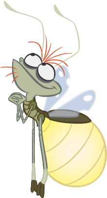A Princesa E O Sapo Ray - Luciernaga De Tiana Y El Sapo (286x428), Png Download