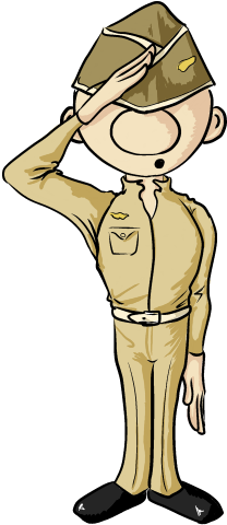 Military Soldier Clipart Png - Japanese Soldier Clipart (272x518), Png Download