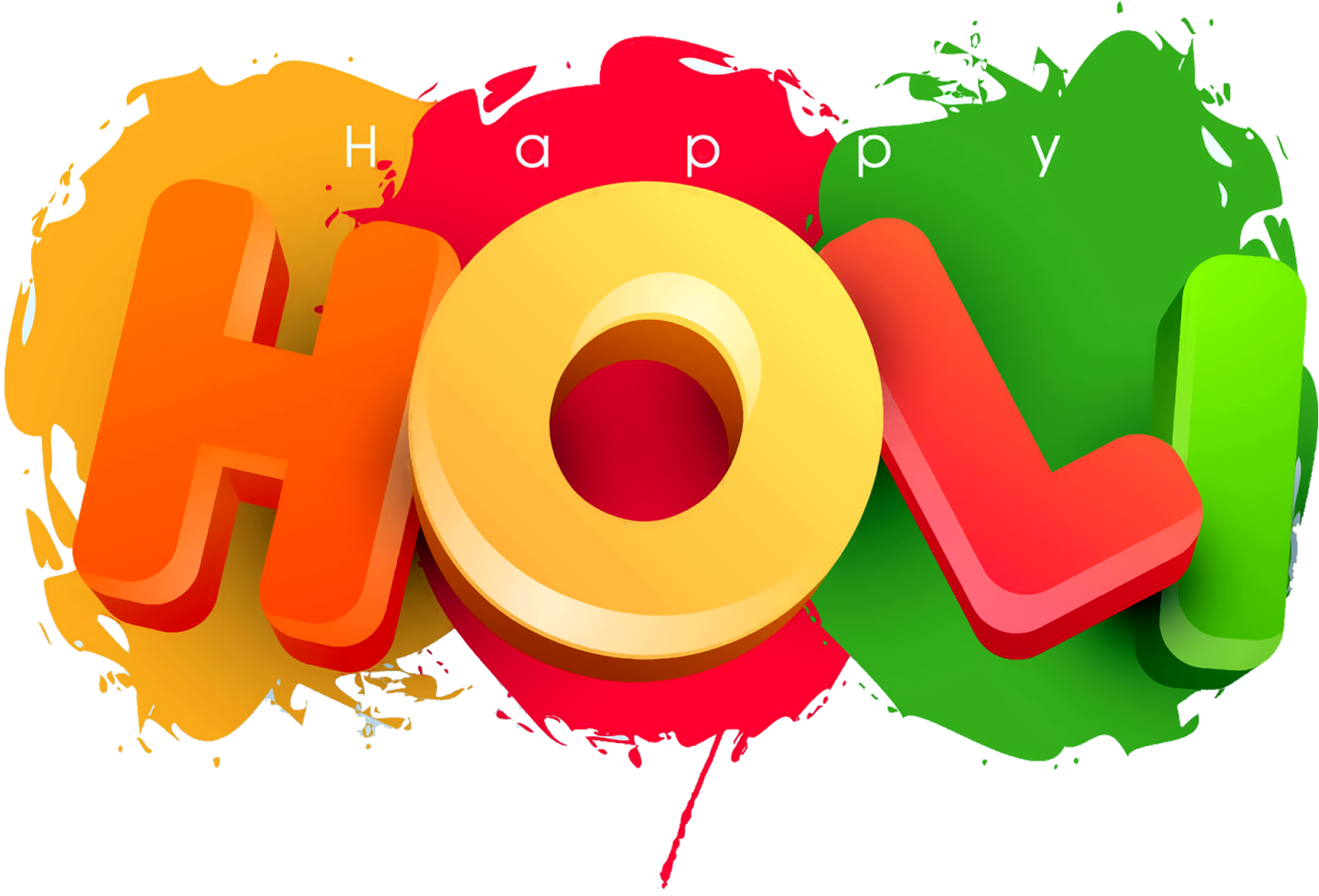 Happy Holi Vector Images, Photos And Psd Files Happy - Holi (1600x1575), Png Download