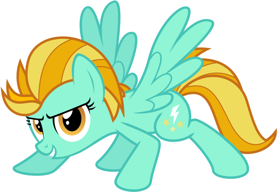 Lighting Dust - Mlp Lightning Dust Vector (1024x729), Png Download