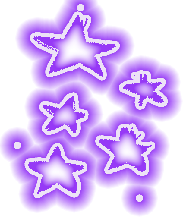 Estrellas Png - Estrellas De Color Morado (624x738), Png Download