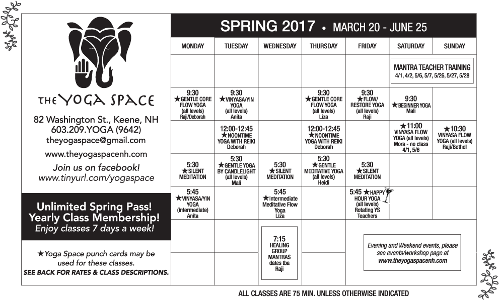 Spring 2017 Png - The Yoga Space Northwest (1000x603), Png Download