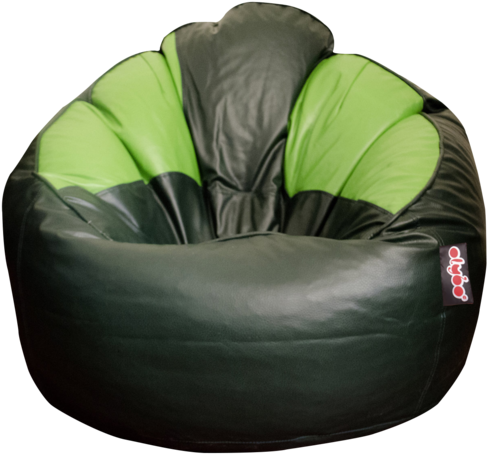 Olybo Dark Green Light Green Muddha Bean Bags - Olybo Furnitures Pvt. Ltd. (500x489), Png Download