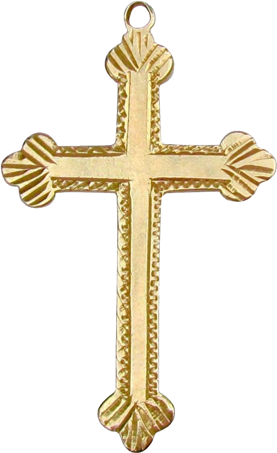 Antique Budded Apostles' Cross / Holy Trinity Trefoil - Jewellery (930x930), Png Download